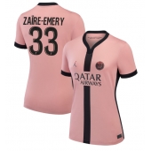 Paris Saint-Germain Warren Zaire-Emery #33 Tredje trøje Dame 2024-25 Kort ærmer