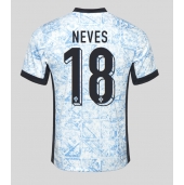 Portugal Ruben Neves #18 Udebanetrøje EM 2024 Kort ærmer