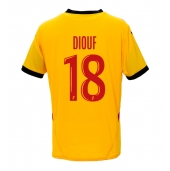 RC Lens Andy Diouf #18 Hjemmebanetrøje 2024-25 Kort ærmer