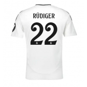 Real Madrid Antonio Rudiger #22 Hjemmebanetrøje 2024-25 Kort ærmer