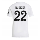 Real Madrid Antonio Rudiger #22 Hjemmebanetrøje Dame 2024-25 Kort ærmer