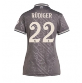 Real Madrid Antonio Rudiger #22 Tredje trøje Dame 2024-25 Kort ærmer