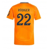 Real Madrid Antonio Rudiger #22 Udebanetrøje 2024-25 Kort ærmer