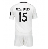 Real Madrid Arda Guler #15 Hjemmebanetrøje Børn 2024-25 Kort ærmer (+ bukser)