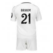 Real Madrid Brahim Diaz #21 Hjemmebanetrøje Børn 2024-25 Kort ærmer (+ bukser)