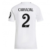 Real Madrid Daniel Carvajal #2 Hjemmebanetrøje Dame 2024-25 Kort ærmer