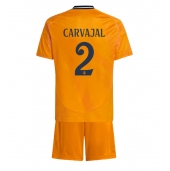 Real Madrid Daniel Carvajal #2 Udebanetrøje Børn 2024-25 Kort ærmer (+ bukser)