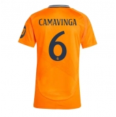 Real Madrid Eduardo Camavinga #6 Udebanetrøje Dame 2024-25 Kort ærmer