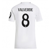 Real Madrid Federico Valverde #8 Hjemmebanetrøje Dame 2024-25 Kort ærmer