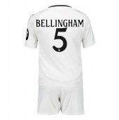 Real Madrid Jude Bellingham #5 Hjemmebanetrøje Børn 2024-25 Kort ærmer (+ bukser)