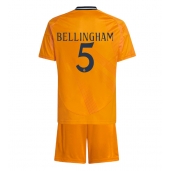 Real Madrid Jude Bellingham #5 Udebanetrøje Børn 2024-25 Kort ærmer (+ bukser)