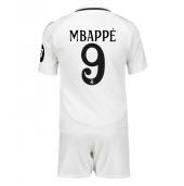 Real Madrid Kylian Mbappe #9 Hjemmebanetrøje Børn 2024-25 Kort ærmer (+ bukser)