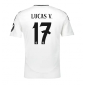 Real Madrid Lucas Vazquez #17 Hjemmebanetrøje 2024-25 Kort ærmer