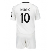 Real Madrid Luka Modric #10 Hjemmebanetrøje Børn 2024-25 Kort ærmer (+ bukser)