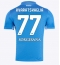 SSC Napoli Khvicha Kvaratskhelia #77 Hjemmebanetrøje 2024-25 Kort ærmer