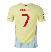 Spanien Alvaro Morata #7 Udebanetrøje EM 2024 Kort ærmer