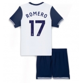 Tottenham Hotspur Cristian Romero #17 Hjemmebanetrøje Børn 2024-25 Kort ærmer (+ bukser)