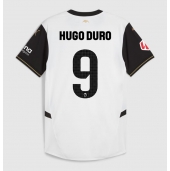 Valencia Hugo Duro #9 Hjemmebanetrøje 2024-25 Kort ærmer