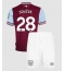 West Ham United Tomas Soucek #28 Hjemmebanetrøje Børn 2024-25 Kort ærmer (+ bukser)